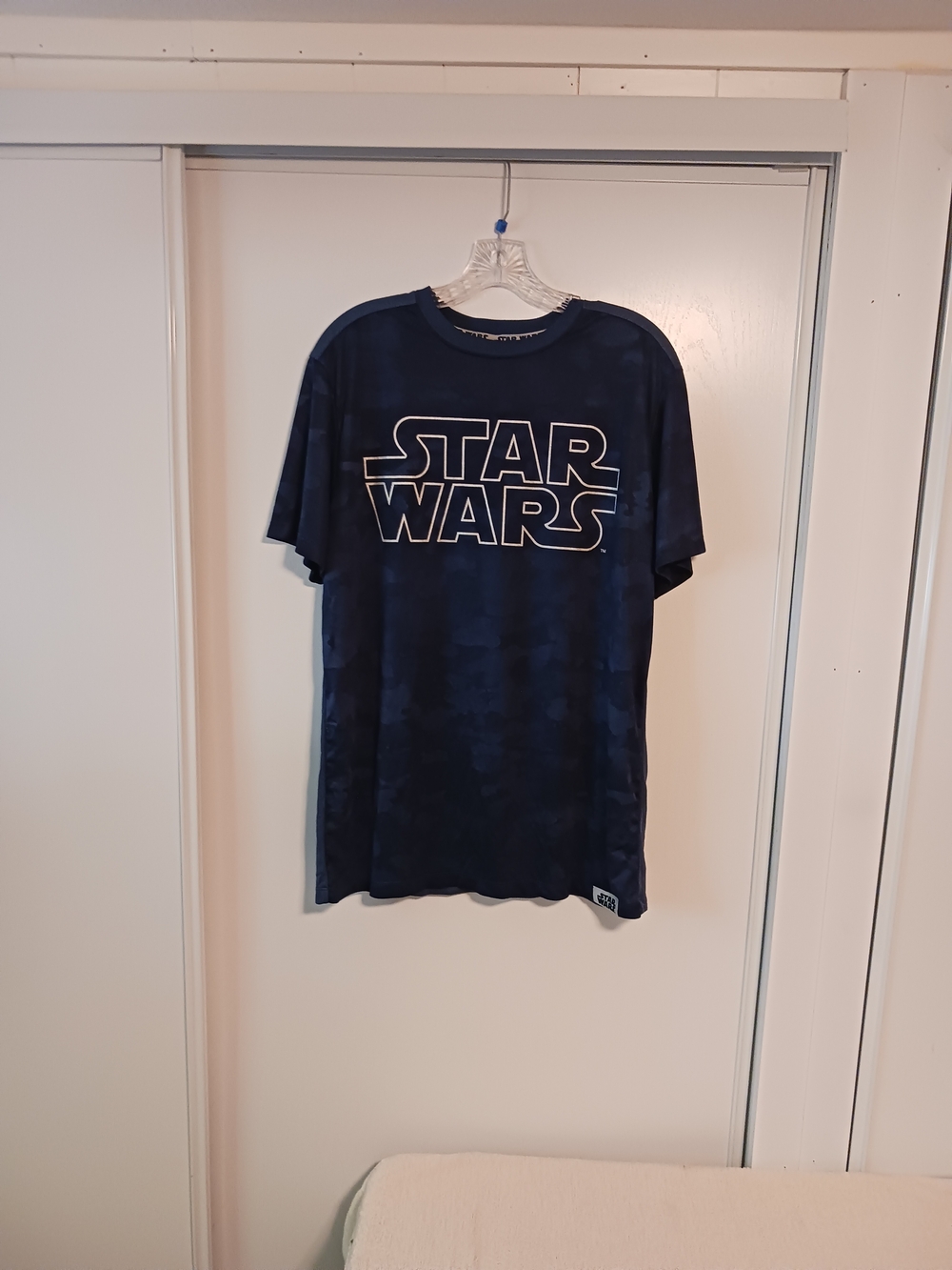 Star Wars Men's Dark Navy Graphic Logo Tee